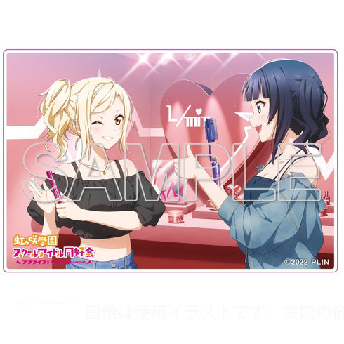 『ラブライブ!虹ヶ咲学園スクールアイドル同好会』ミニアクリルプレート 果林&愛